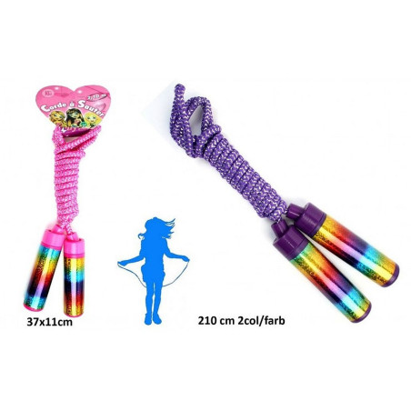 CORDE A SAUTER 210 CM ARC EN CIEL