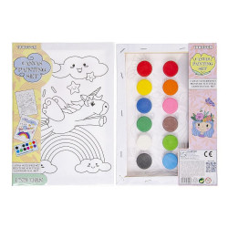 KIT PEINT SUR TOILE FILLE