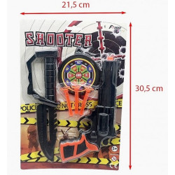 PANOPLIE PISTOLET COUTEAU ET ACCESSOIRES