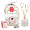 CAGE AVEC DIFFISEUR DE PARFUM ET BOUGIE LOLA POESIE