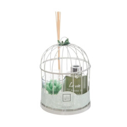 CAGE AVEC DIFFUSEUR DE PARFUM ET BOUGIE LOLA ZEN