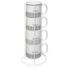 COFFRET RACK 4 MUGS M LIFE 24 CL