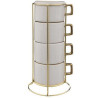 COFFRET RACK 4 TASSES S ARYA 17 CL