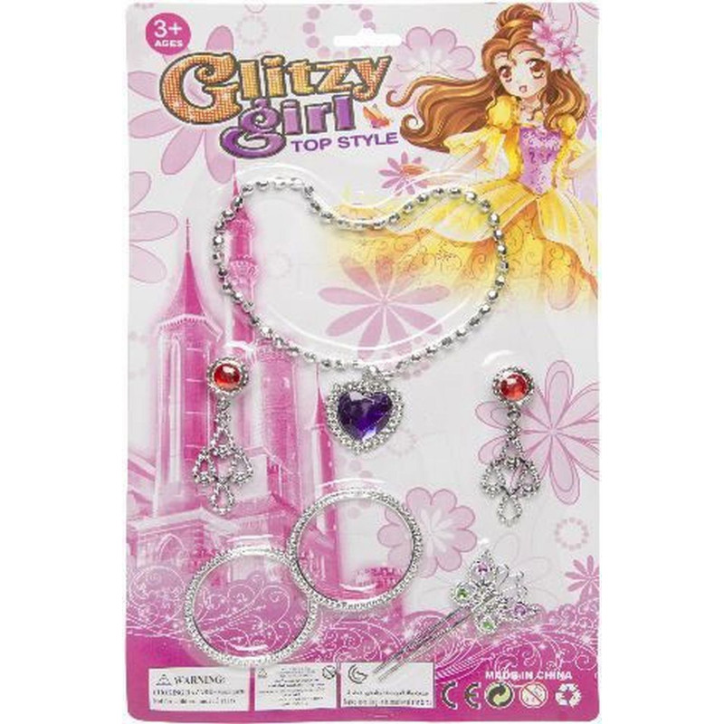 PARURE DE BIJOUX PRINCESSE 21 X 35 CM