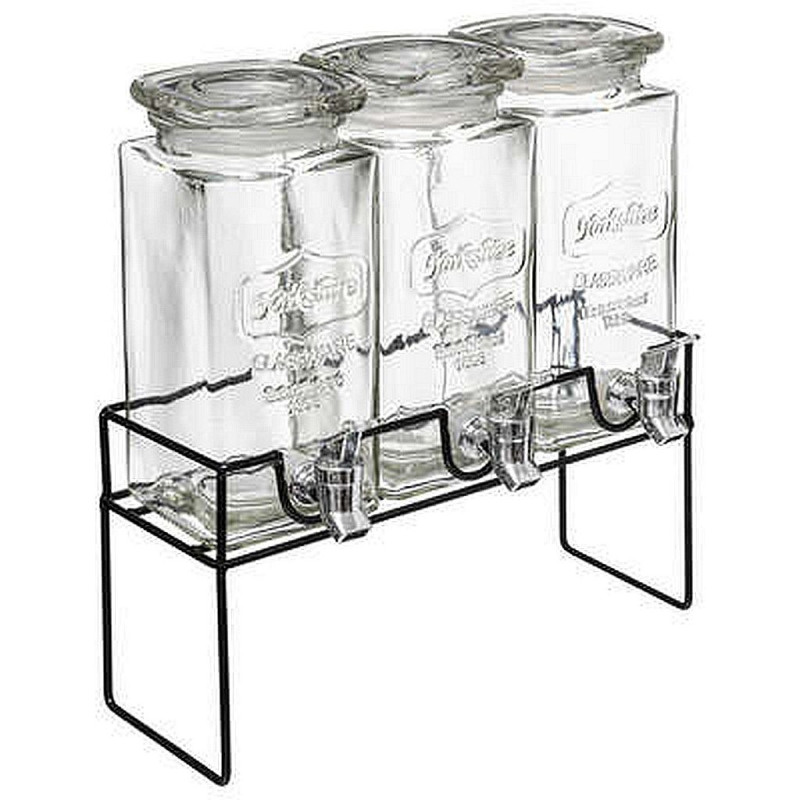 DISTRIBUTEUR MODERN WOOD 3X1,5 LITRES
