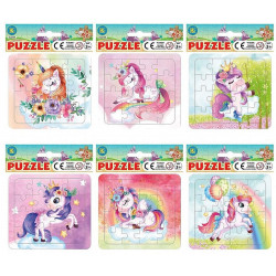 Puzzle Licorne 16 pièces pour professionnels - Succès garanti !