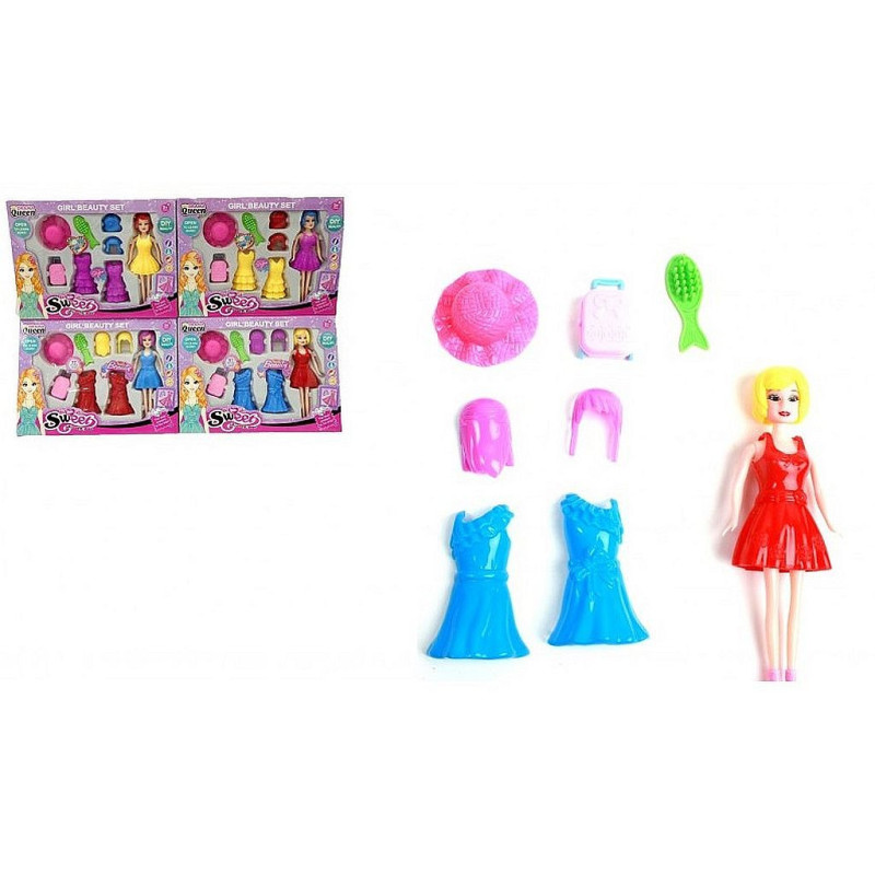 COFFRET POUPEE ROBES INTERCHANGEABLES