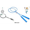 JEU DE BADMINTON 60 CM AVEC 1 VOLANT