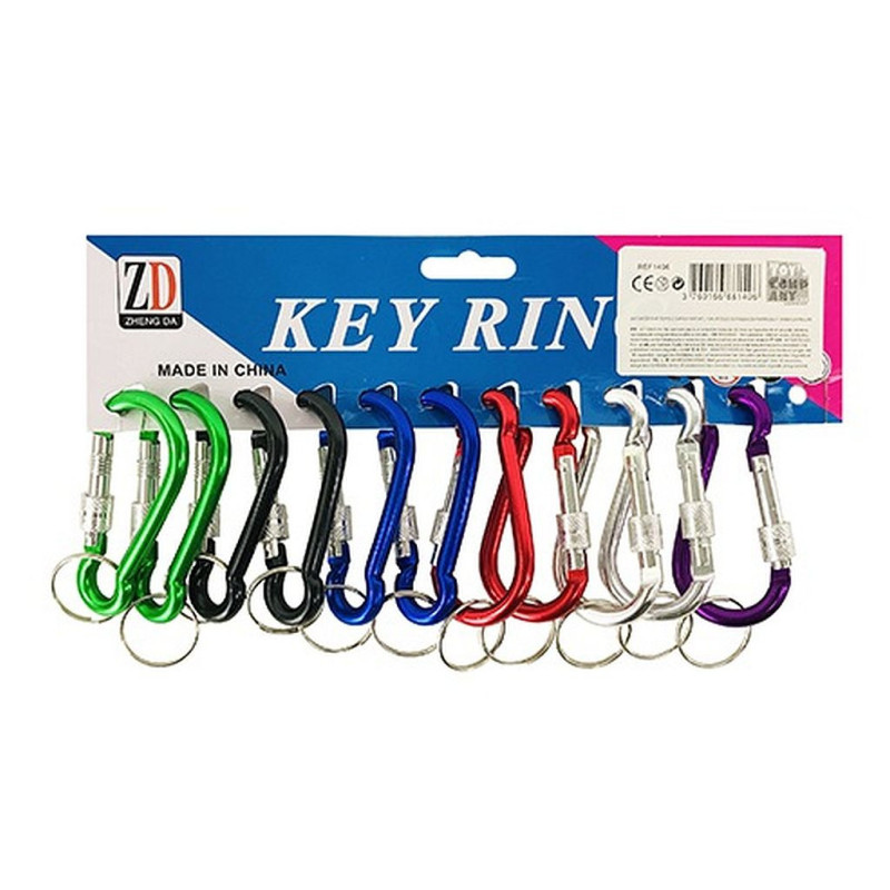 Porte-clé mousqueton métal - cadeau original pour professionnels