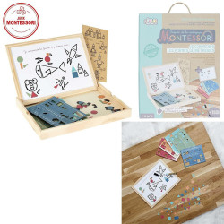 TABLEAU EN BOIS JE COMPRENDS LES FORMES