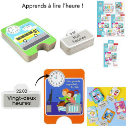 CARTE EDUCATIVE JAPPRENDS L HEURE