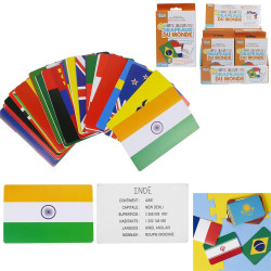 CARTE EDUCATIVE PAYS ET DRAPEAUX