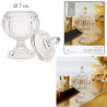 BONBONNIERE RONDE SUR PIED H15 CM