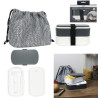 COFFRET REPAS A EMPORTER FEUILLES 3 PIECES