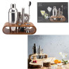 COFFRET A COCKTAIL SUPPORT BAMBOU