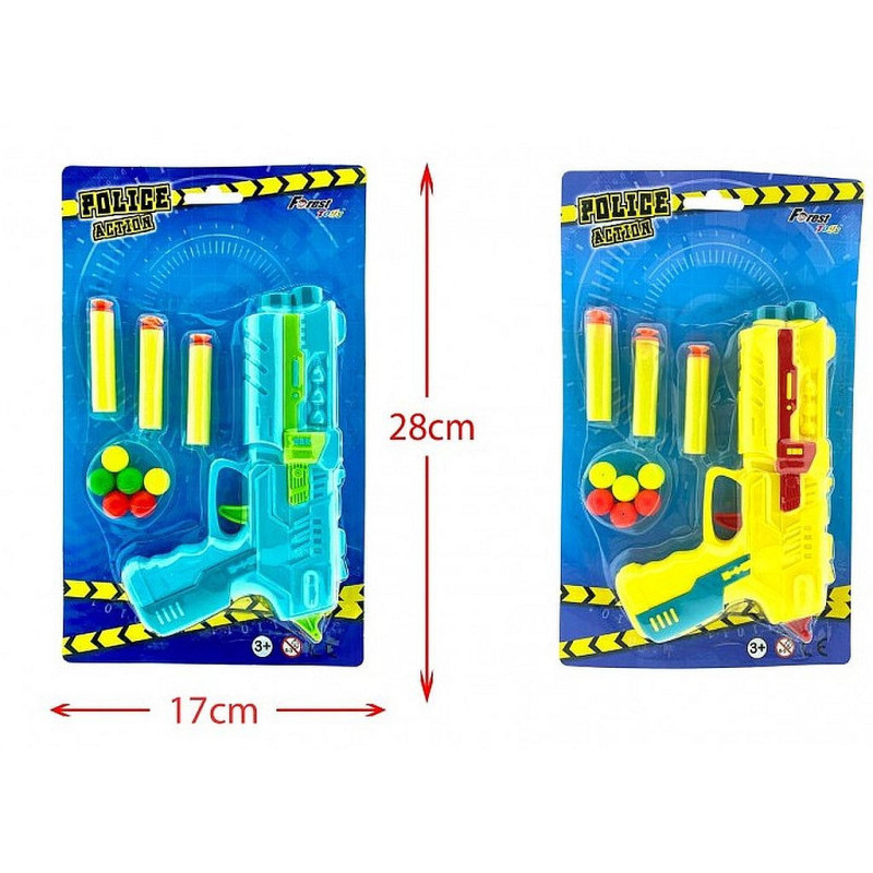 PANOPLIE PISTOLET BALLE MOUSSE