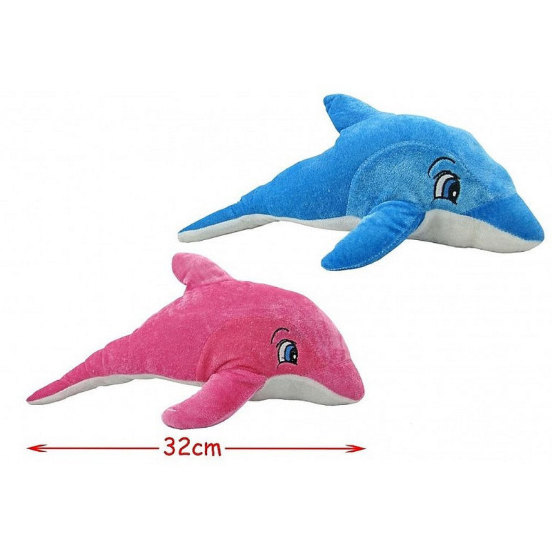 Peluche dauphin 30 cm - Fournisseur de Peluches