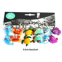 PORTE CLES ANIMAUX MARIN 3.5 CM