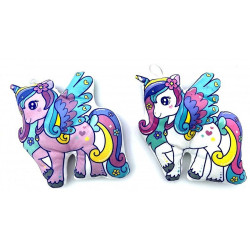 PELUCHE LICORNE 20X19 CM