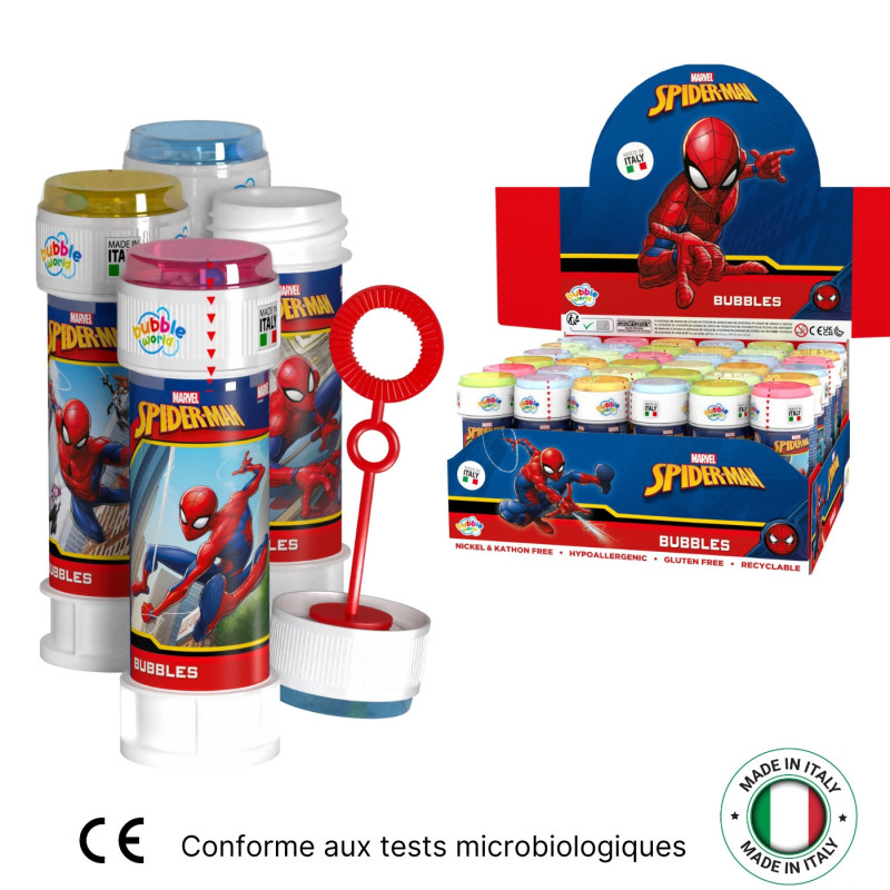 Bulle 60ml Spiderman - Cadeau original pour professionnels