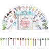 COFFRET CAHIER D ACTIVITES 20 CRAYONS ET 20 GOMMES
