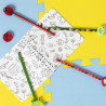 COFFRET CAHIER D ACTIVITES 20 CRAYONS ET 20 GOMMES