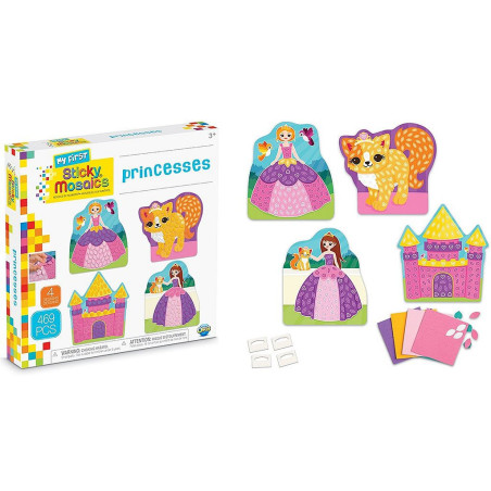 ORB MY FIRST STICKY MOSAICS PRINCESSE