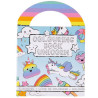 LIVRE DE COLORIAGE ET AUTOCOLLANTS LICORNE