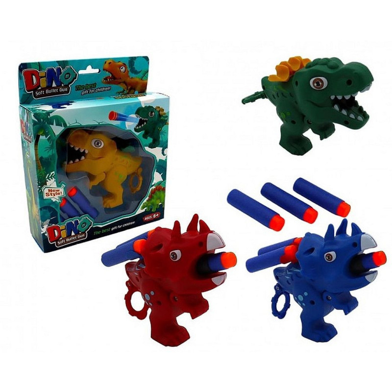 DINOSAURE 12 CM LANCE FLECHE MOUSSE